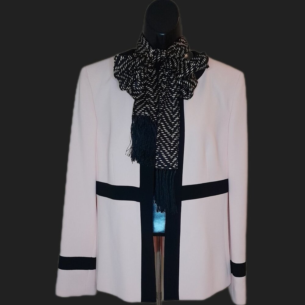 Kasper Blazer & Scarf